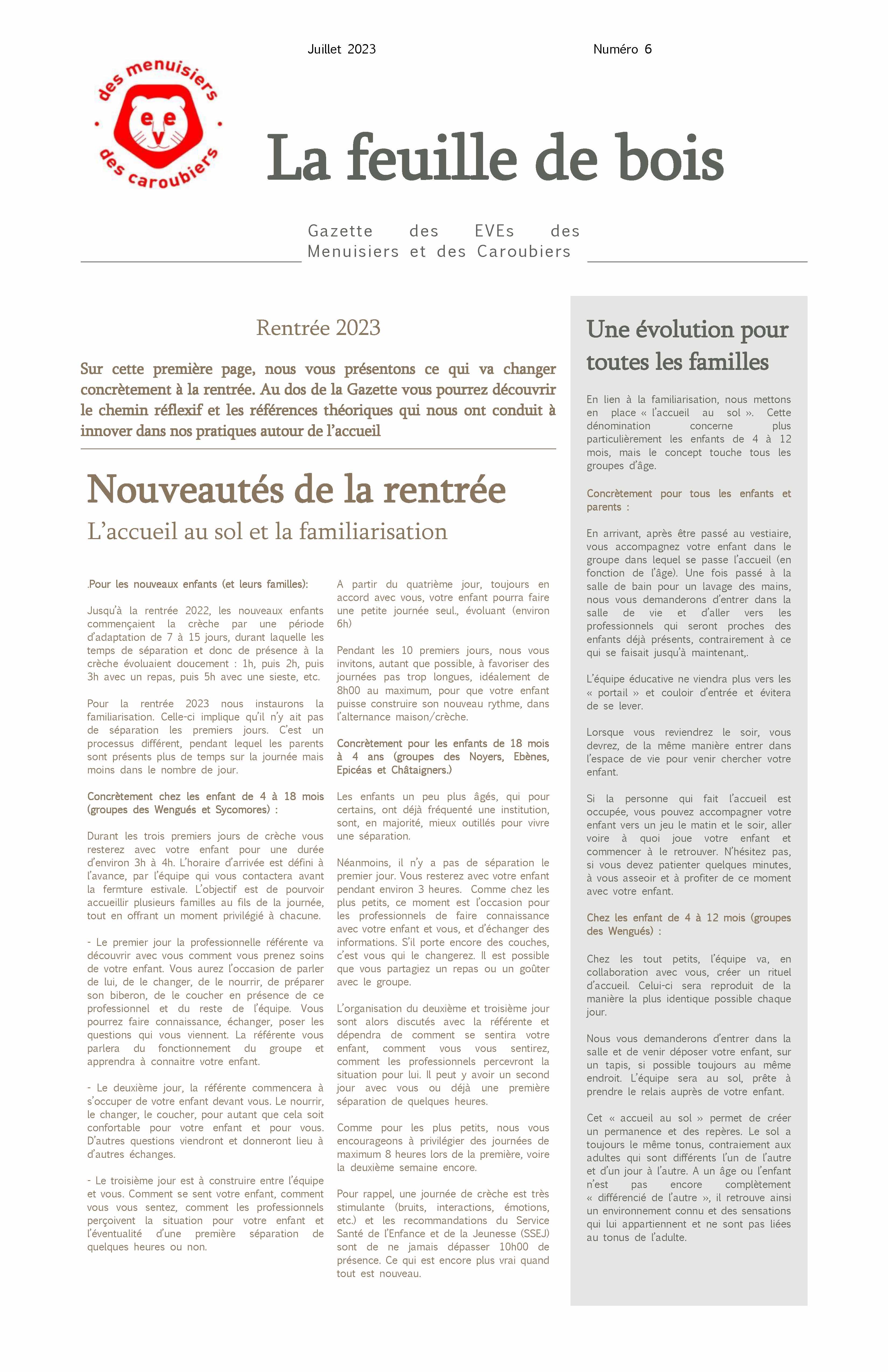 Gazette N°6