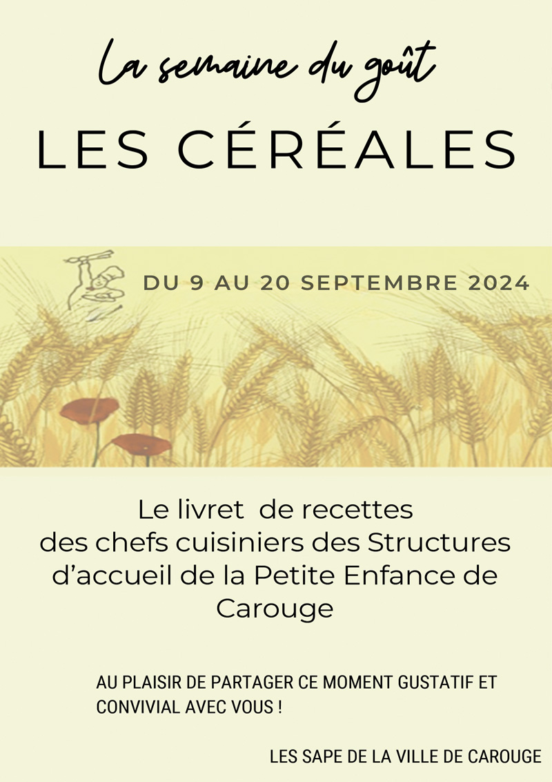 La semaine du goût du 9 au 20 septembre 2024